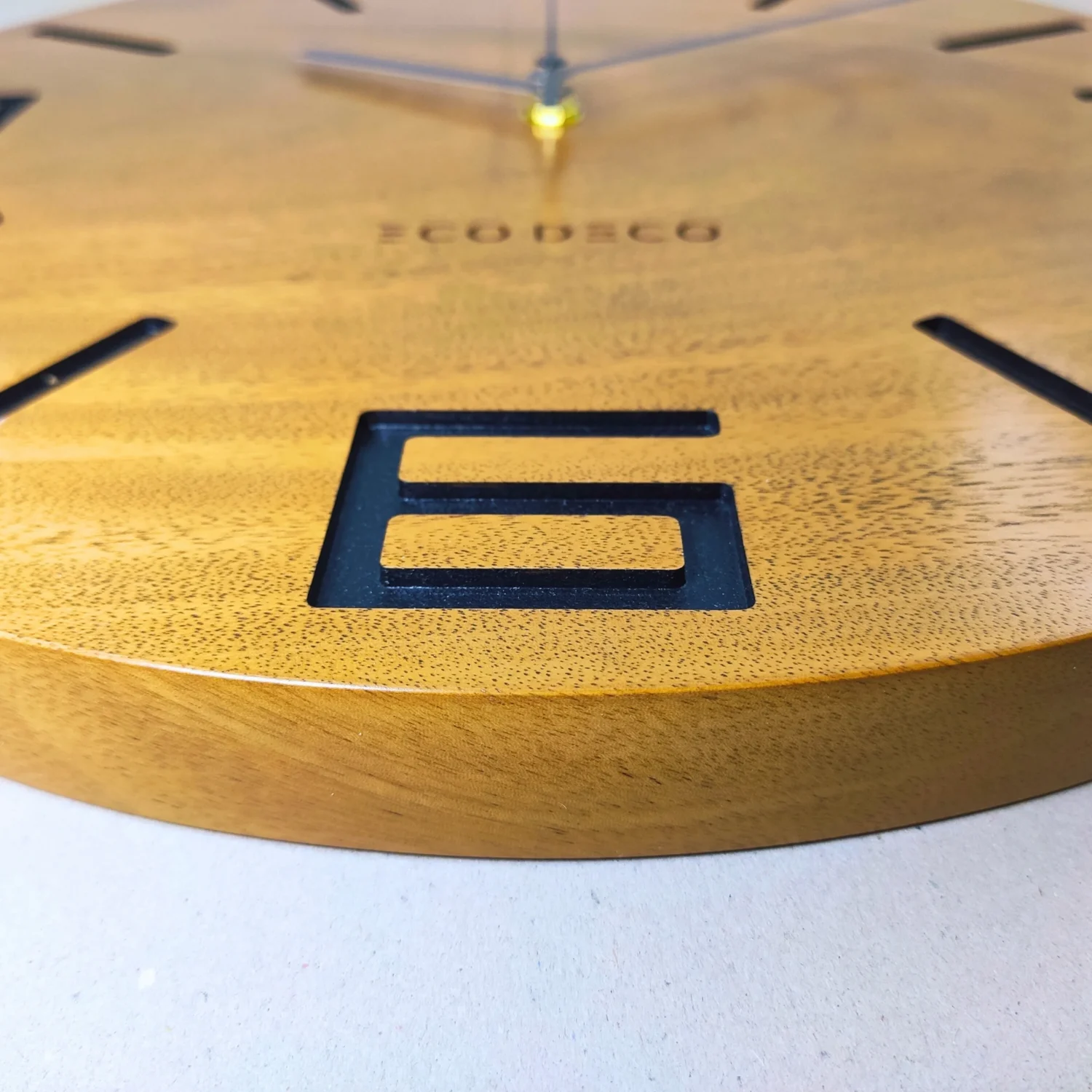 Rugged Mark Solid Wood Wall Clock