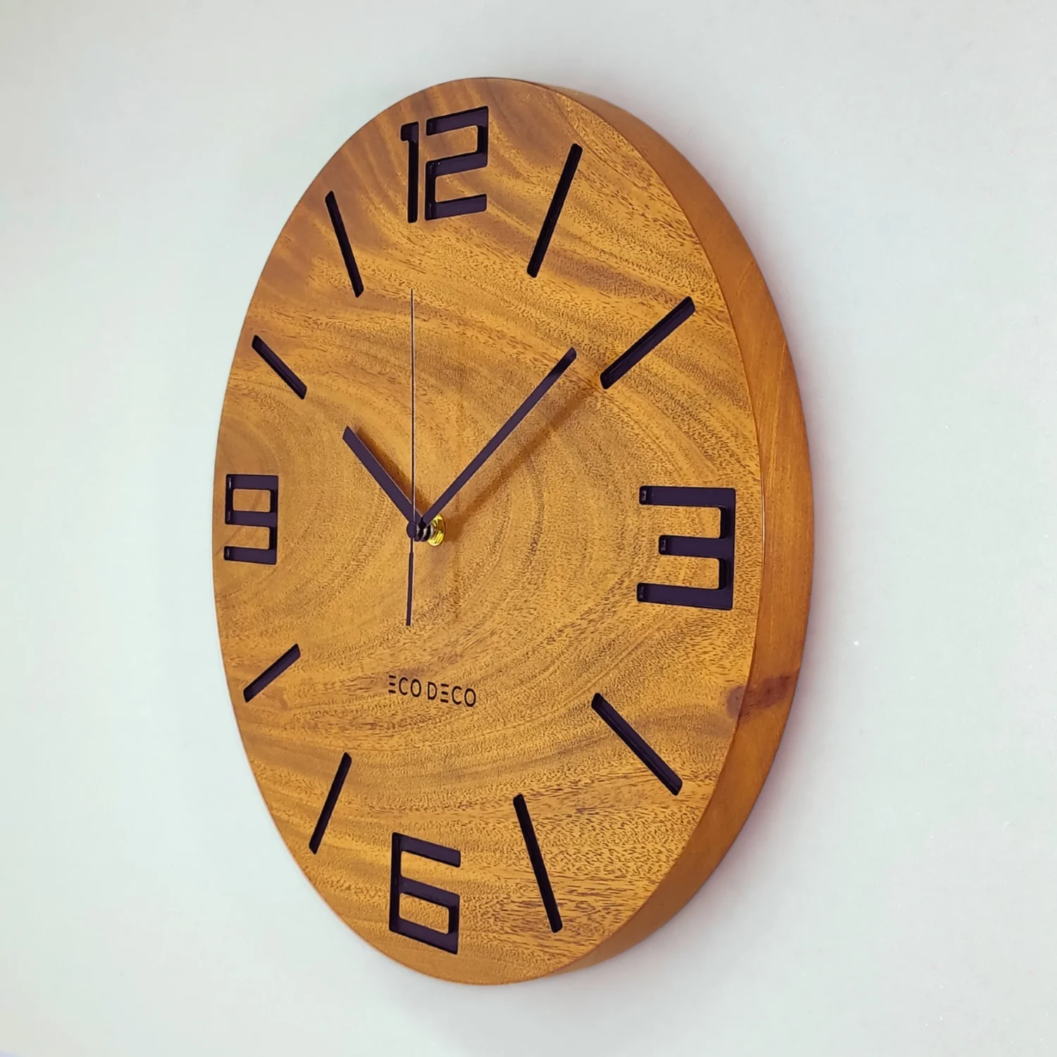 Rugged Mark Solid Wood Wall Clock