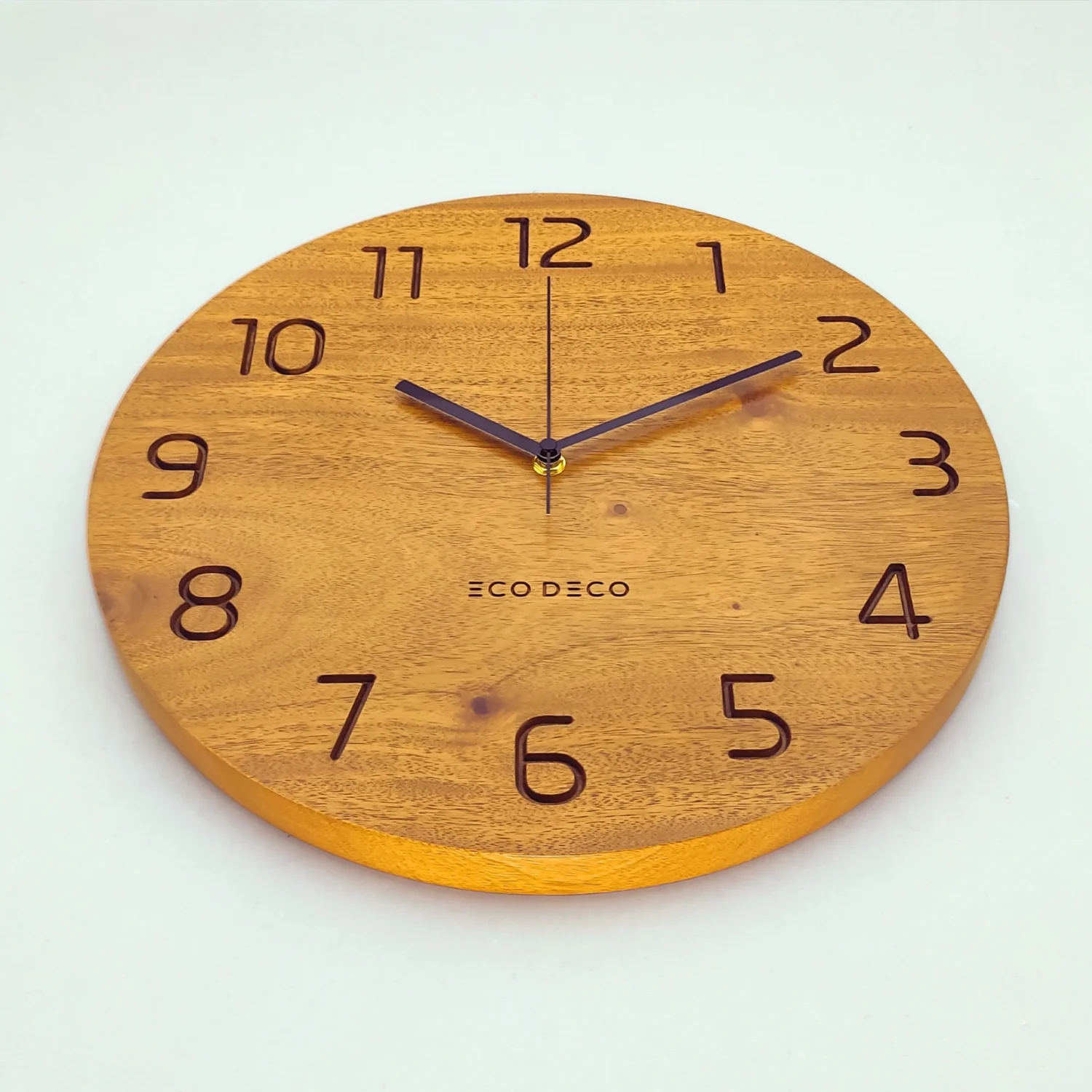ecodeco-minimalist-elegance-bottom Minimalist Elegance Solid Wood Wall Clock