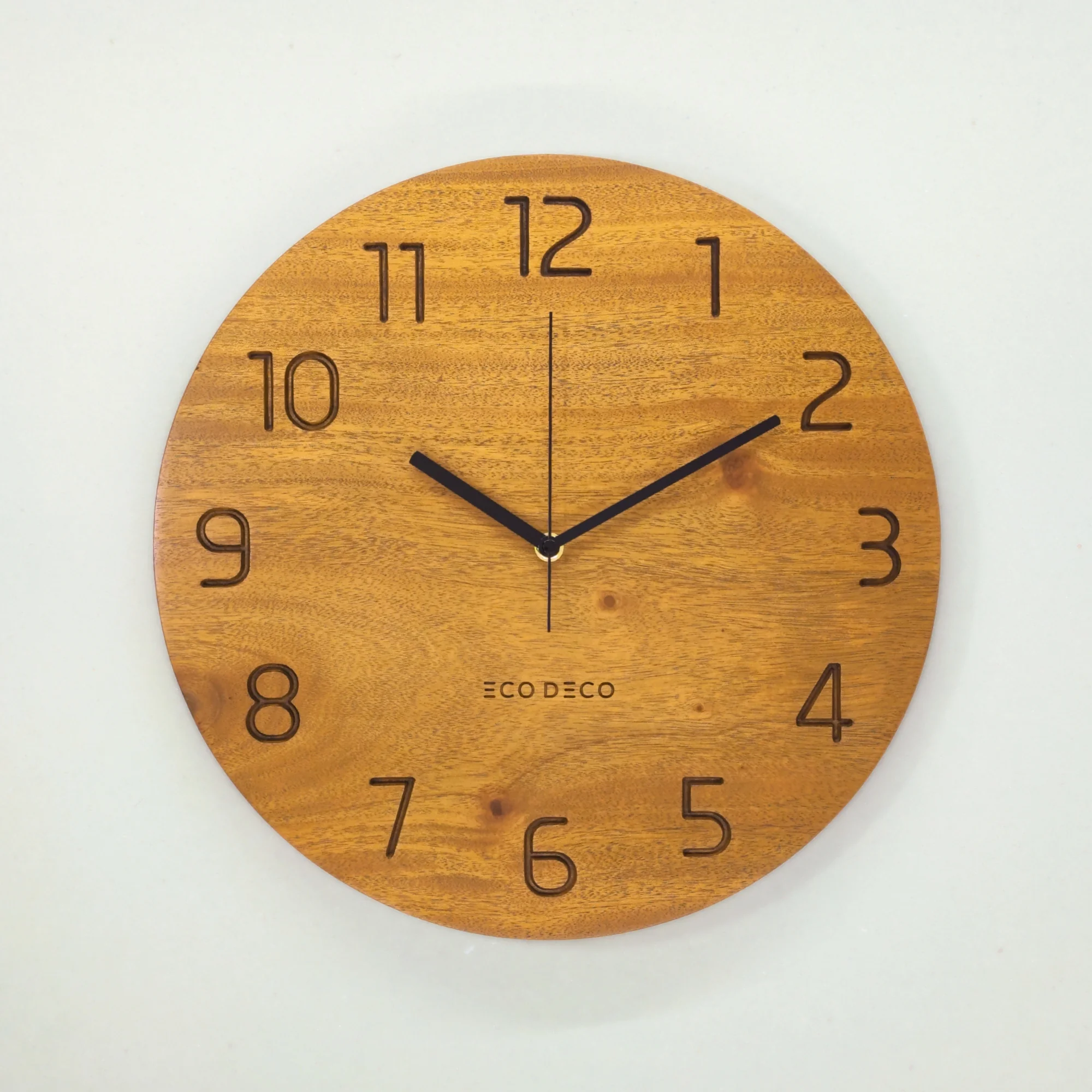 Minimalist Elegance Solid Wood Wall Clock